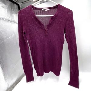 Victoria Secret Long Sleeve Button Down Fringe